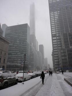 Manhattan sous la neige Manhattan