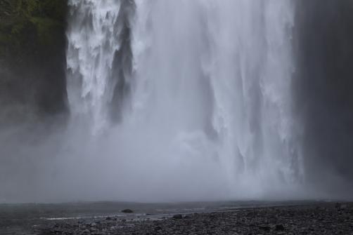 Cascade de Skógafoss Skogar