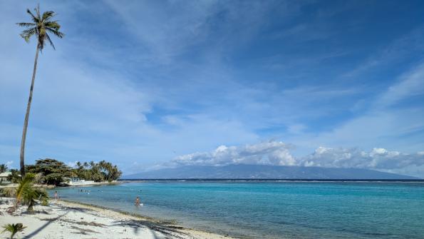 Plage publique de Temae Te'avaro
